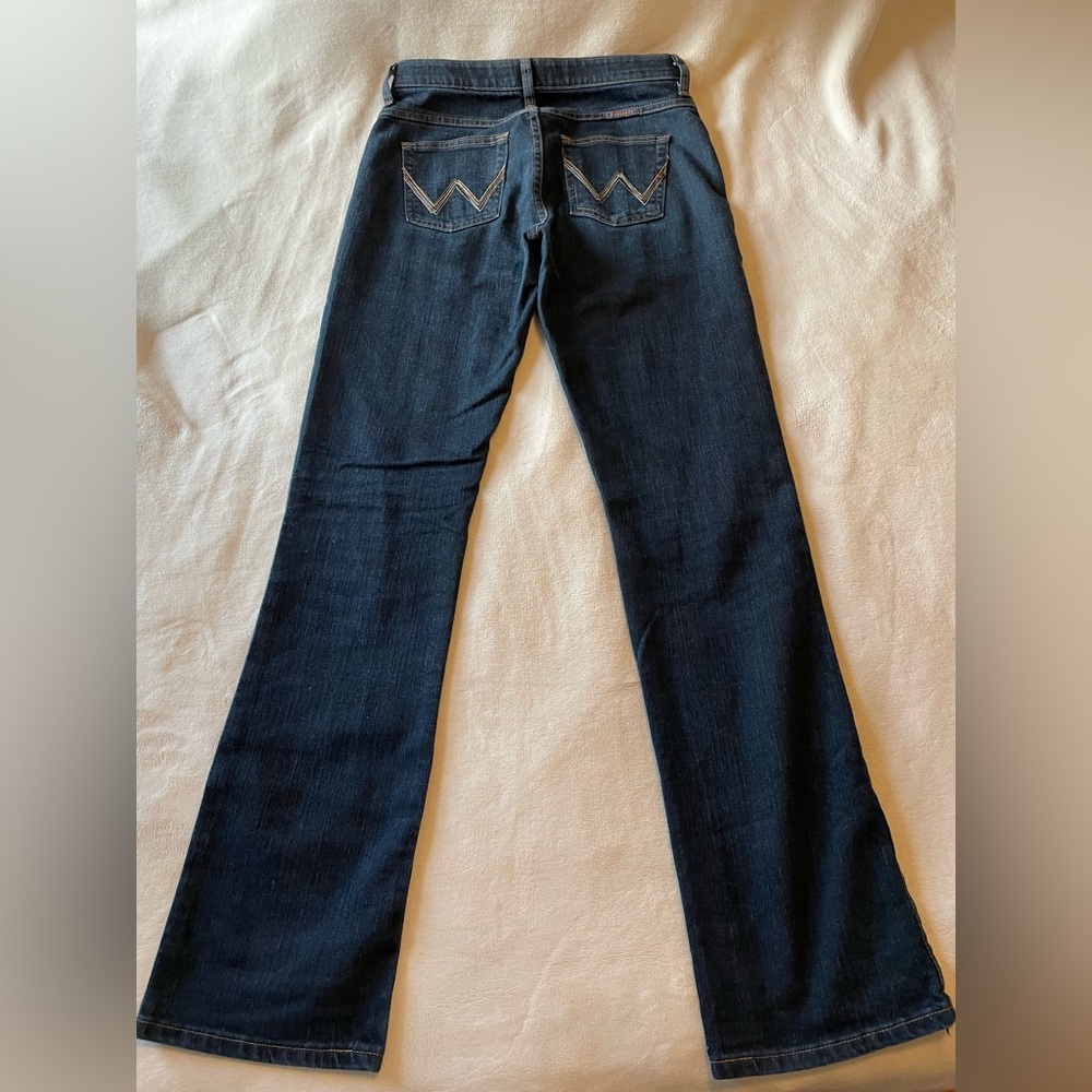 Q-Baby Wrangler High-Waisted Bootcut Jeans (36” inseam)